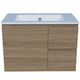 Timberline Nevada Vanity 750mm Alpha Ceramic Top  Wall Hung