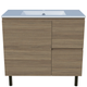 Timberline Nevada Vanity 900mm Right Bowl Alpha Top On Legs