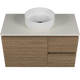 Timberline Nevada Vanity 900mm Right Wg Basin Silksurface Ac Top Wall Hung
