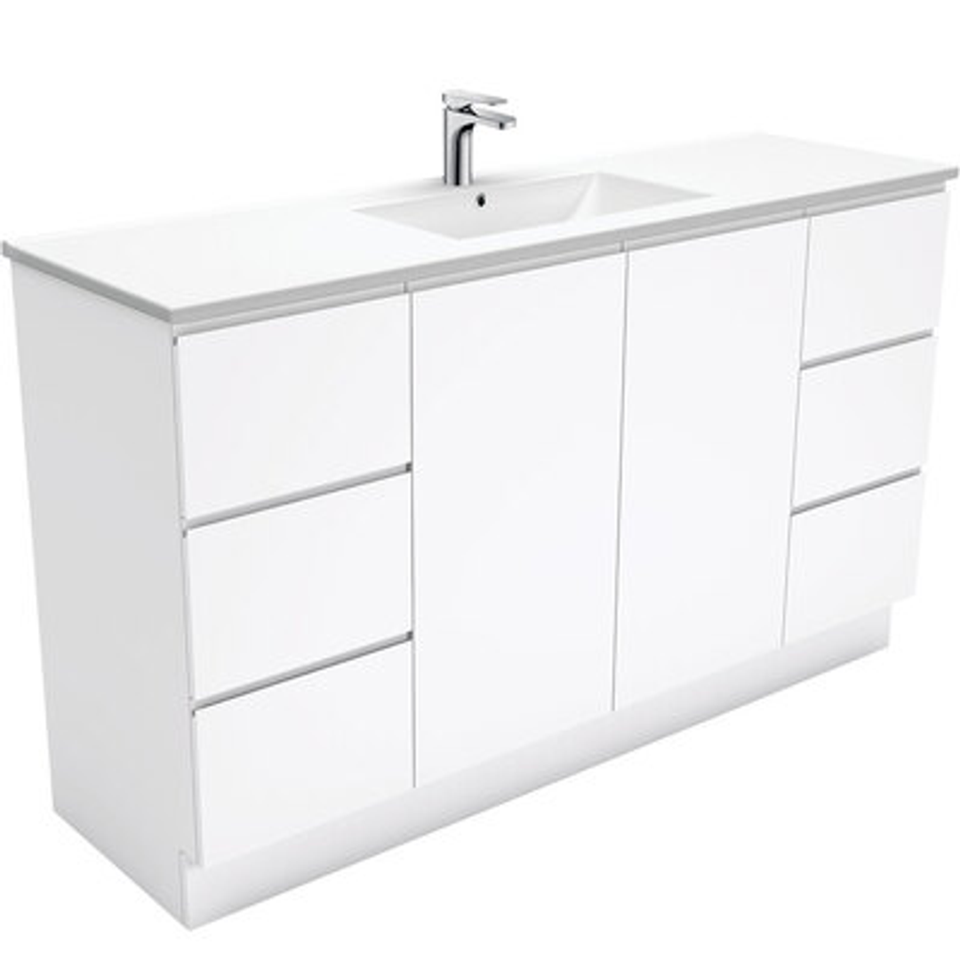 Dolce Vita Ceramic 1500 Fingerpull On Kick Single Single Bowl (1 Tap)(Fienza P#:Tcl150Cs)