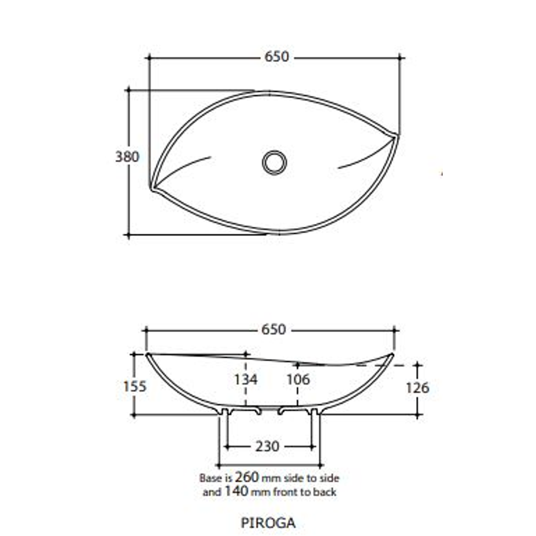 Studio Bagno Piroga Above Counter Basin