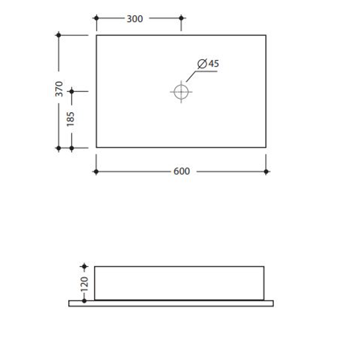 Studio Bagno Shard X Rectangle Basin