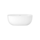 LINSOL Nora 1500Mm Freestanding Bath With Overflow Gloss White