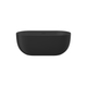 LINSOL Nora 1500Mm Freestanding Bath With Overflow Matte Black