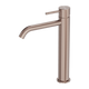 Nero Zen Stainless Steel Tall Basin Mixer Brushed Bronze