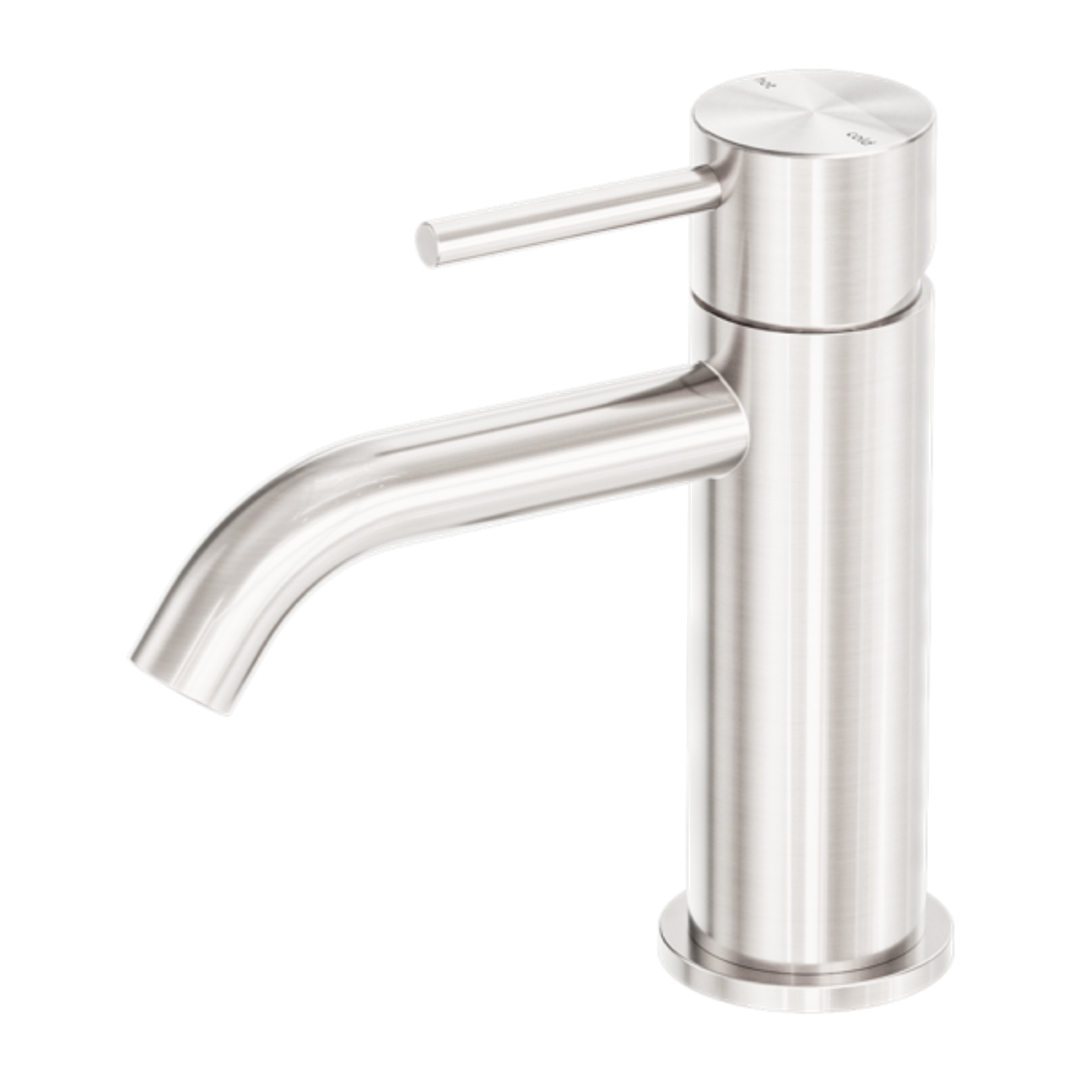 Nero Zen Stainless Steel Basin Mixer Brushed Nickel