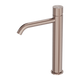 Nero Zen Stainless Steel Tall Basin Mixer Handless Brushed Bronze