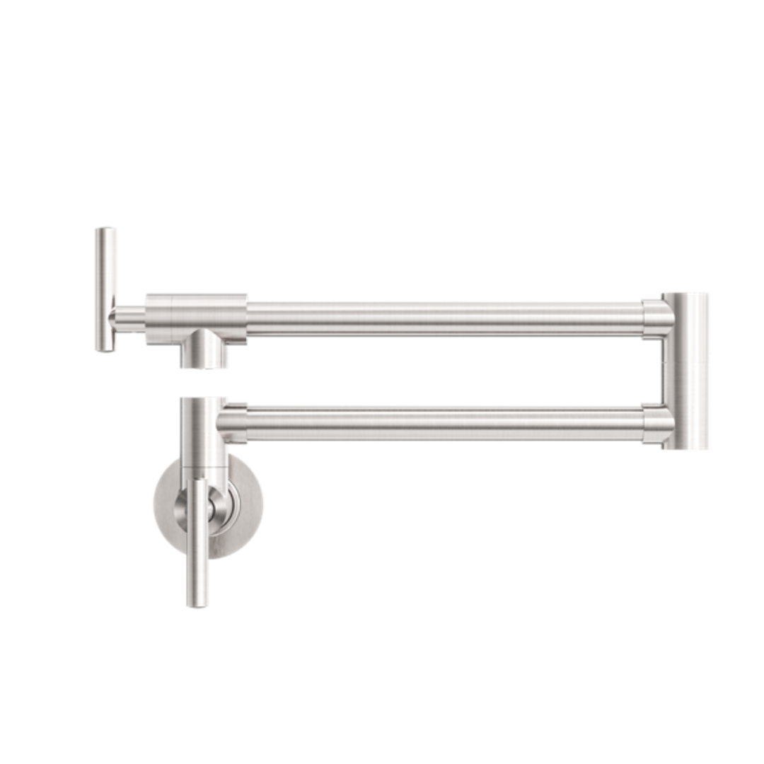 NERO ZEN 316L STAINLESS STEEL POT FILLER BRUSHED NICKEL