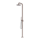 Nero Zen Stainless Steel Outdoor Freestanding Shower Column Brushed Bronze