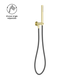 Nero Zen Stainless Steel Shower On Bracket With Outdoor Shower Hose Brushed Gold