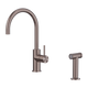 Nero Zen Stainless Steel Kitchen Mixer With Hand Spray Brushed Bronze