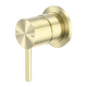 Nero Zen Stainless Steel Shower Mixer Brushed Gold