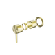 Nero Zen Stainless Steel Shower Mixer Trim Kits Only Brushed Gold