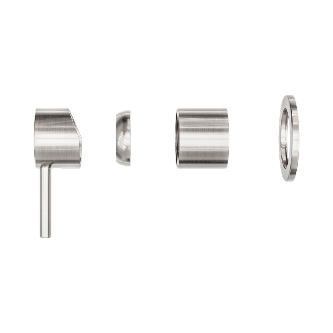 Nero Zen Stainless Steel Shower Mixer Trim Kits Only Brushed Nickel