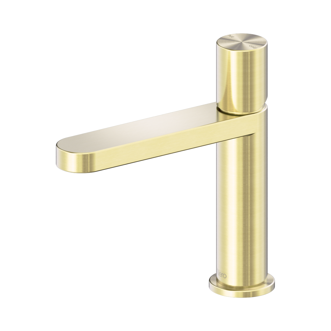 Nero Pure Ss316L Basin Mixer Brushed Gold