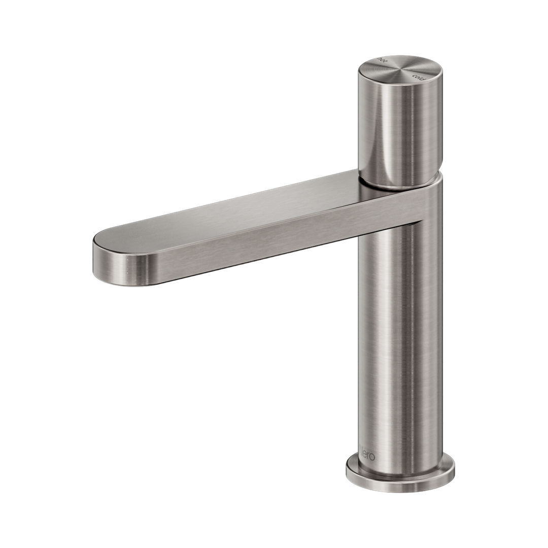 Nero Pure Ss316L Basin Mixer Brushed Nickel