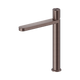 Nero Pure Ss316L Tall Basin Mixer Brushed Bronze