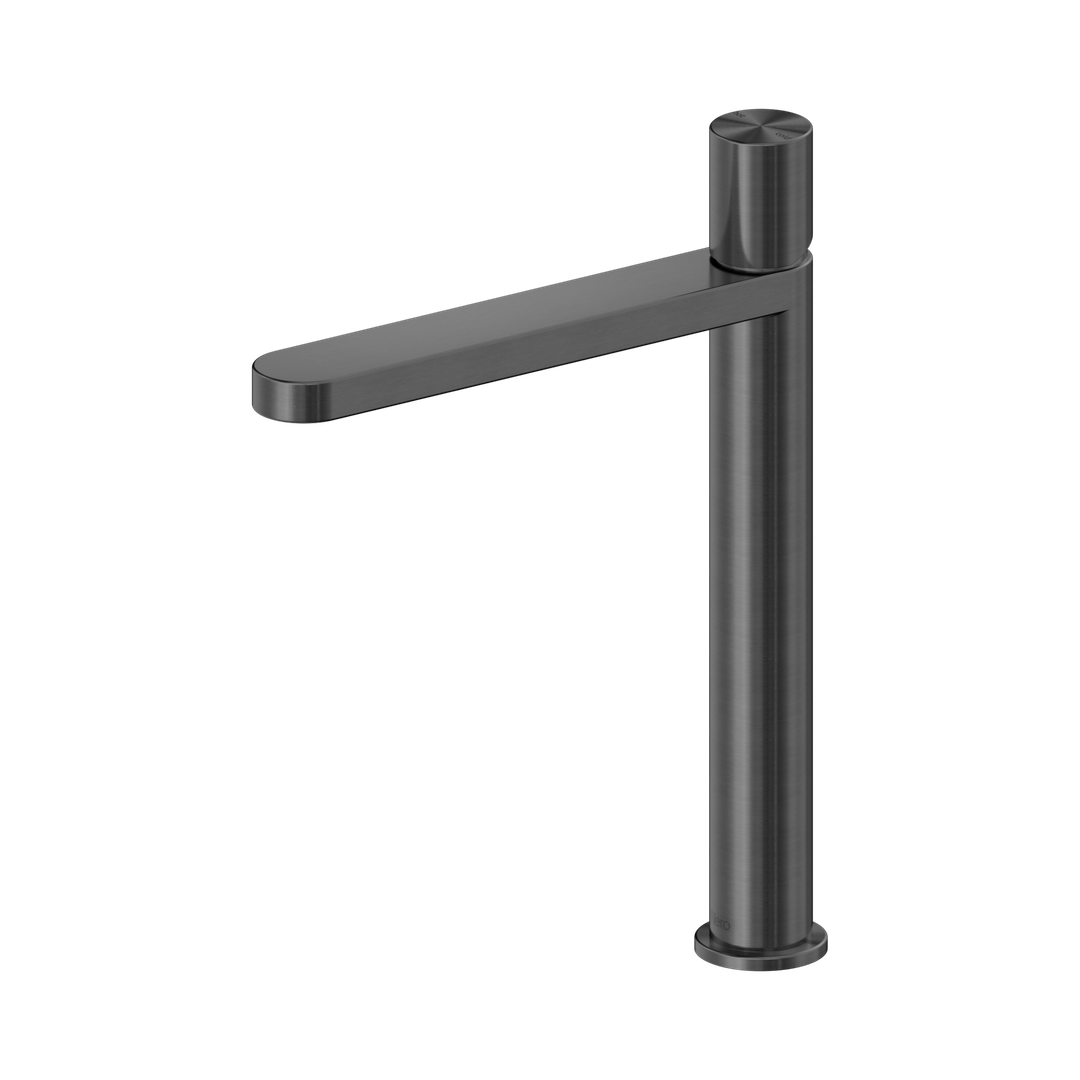 Nero Pure Ss316L Tall Basin Mixer Graphite