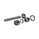 Nero Pure Ss316L Progressive Wall Basin/Bath Mixer Back Plate Trim Kits Only Graphite