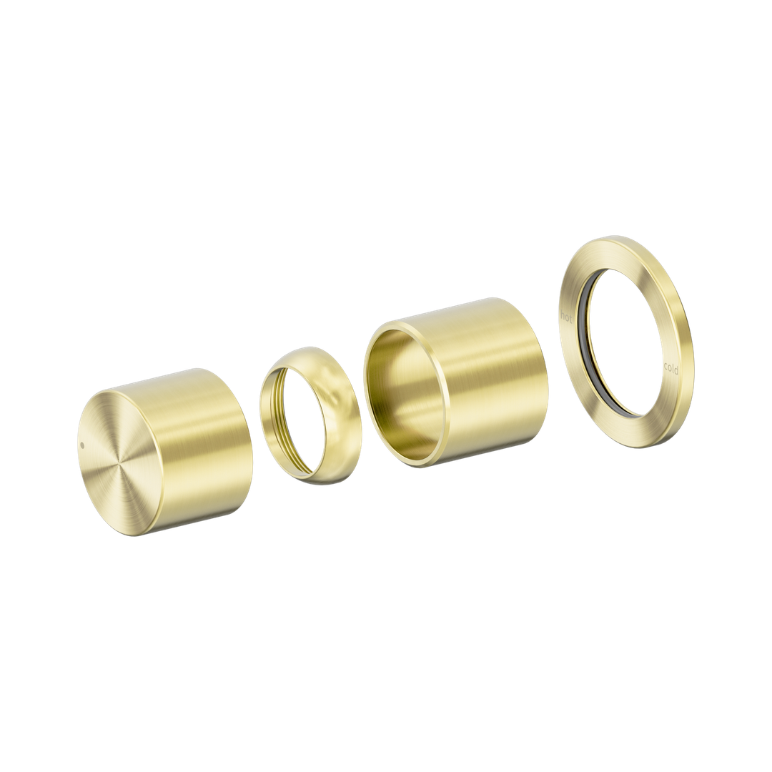 Nero Pure Ss316L Progressive Shower Mixer Trim Kits Only Brushed Gold