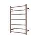 Nero Mecca 240V 7 Bar Heated Towel Ladder Brushed Bronze
