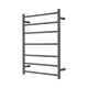 Nero Mecca 240V 7 Bar Heated Towel Ladder Graphite