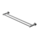 Nero Mecca Double Towel Rail 600Mm Chrome
