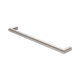Nero Mecca 240V Single Heated Towel Rail Brushed Nickel