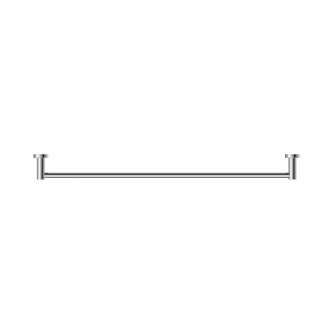 Nero Mecca Single Towel Rail 800Mm Chrome