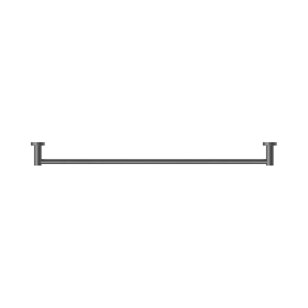 Nero Mecca Single Towel Rail 800Mm Gun Metal