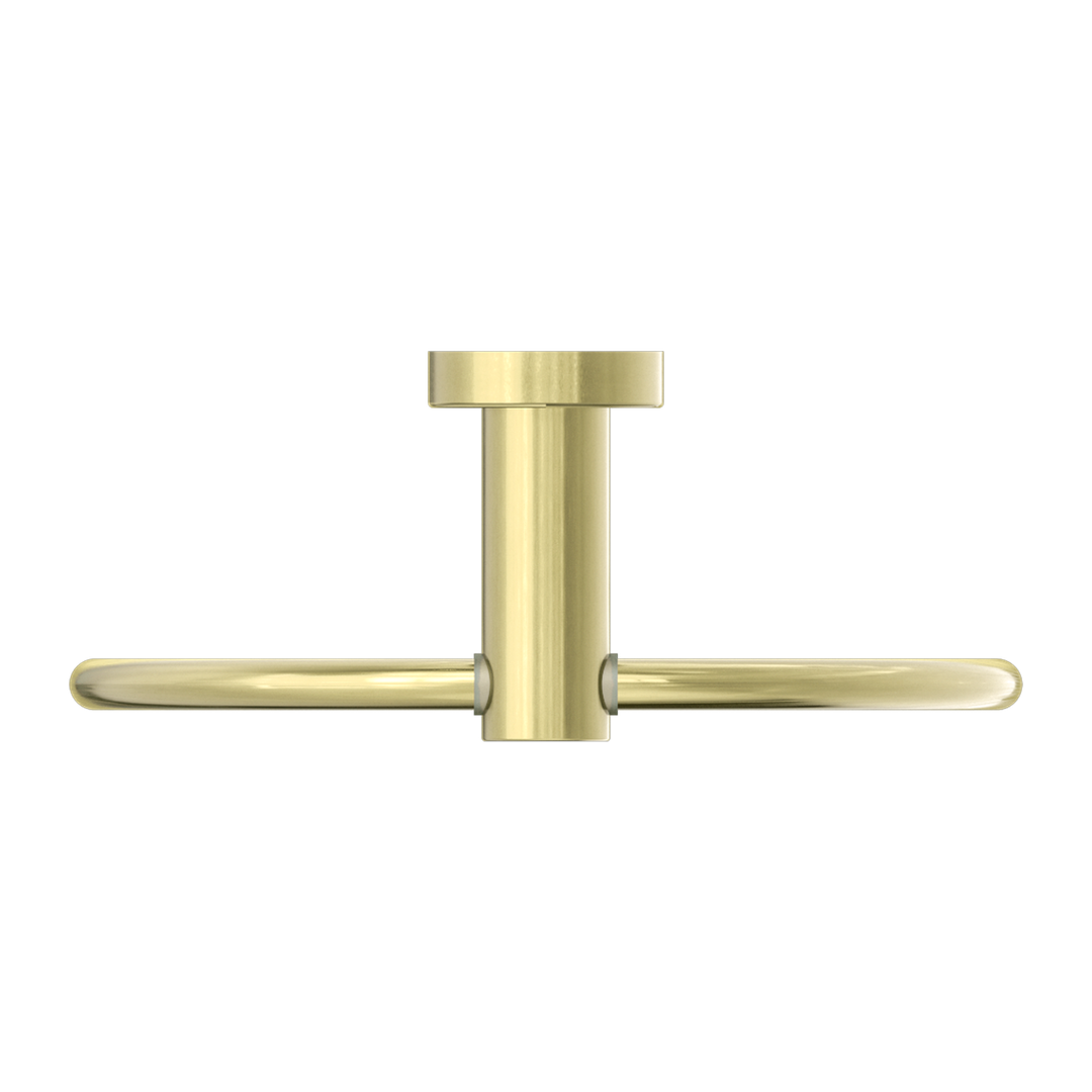 Mecca Hand Towel Ring Brushed Gold