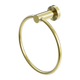 Nero Mecca Towel Ring Round Brushed Gold