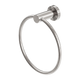 Nero Mecca Towel Ring Round Brushed Nickel