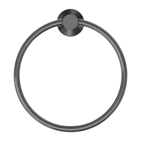 Nero Mecca Towel Ring Round Gun Metal