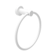 Nero Mecca Hand Towel Ring Matte White