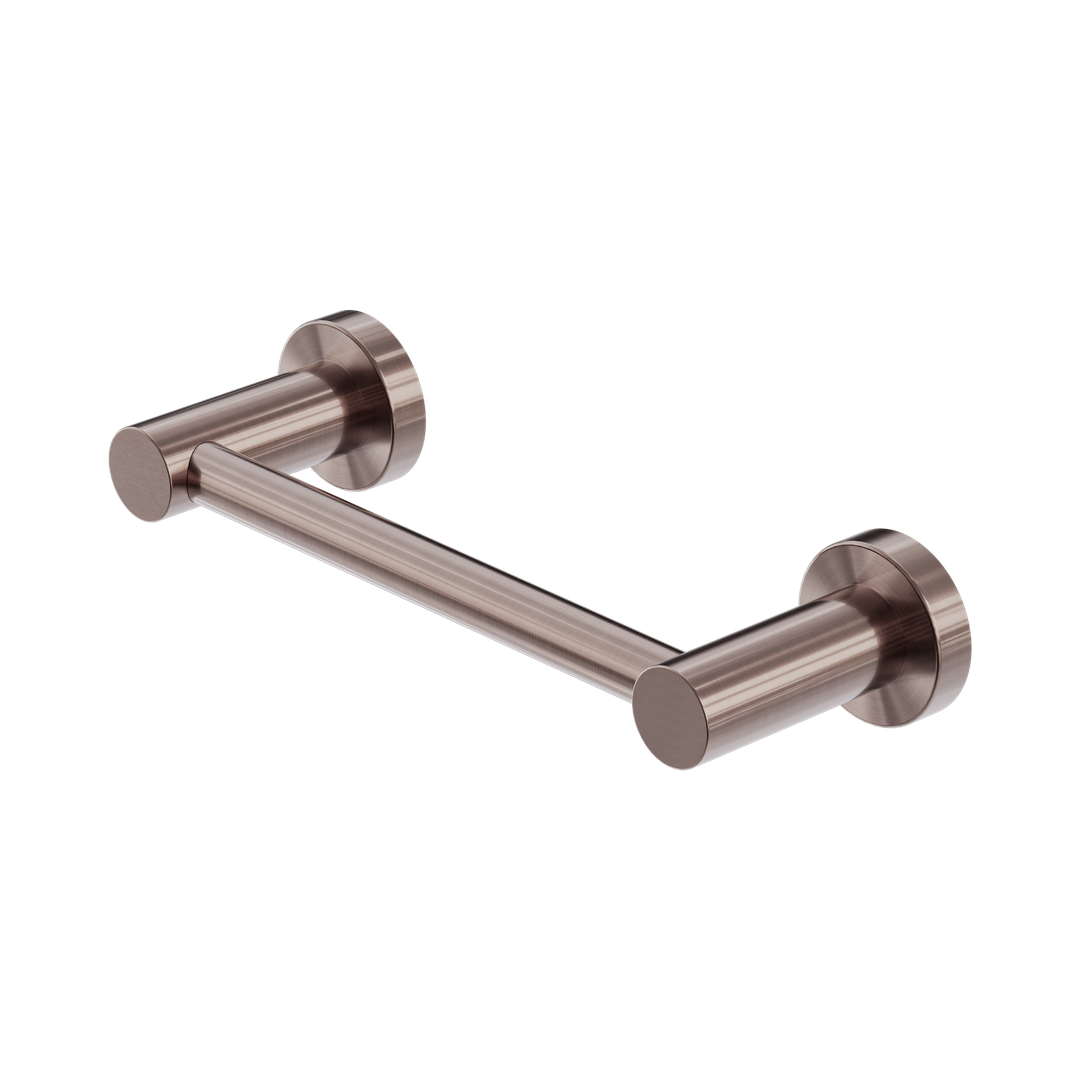 Nero Mecca Hand Towel Rail Straight Brushed Bronze