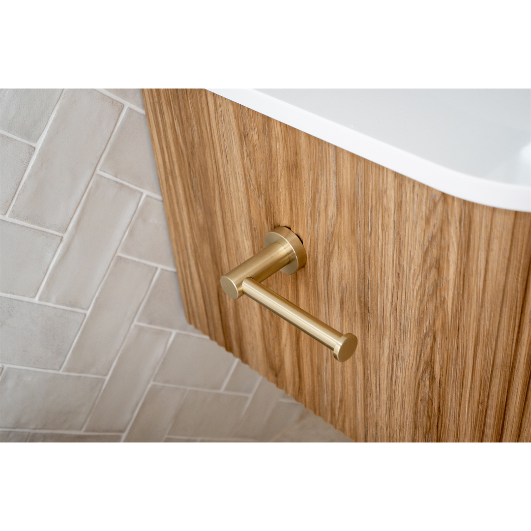 Nero Mecca Toilet Roll Holder Brushed Gold