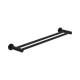 Nero Dolce Ii Double Towel Rail 600Mm Matte Black