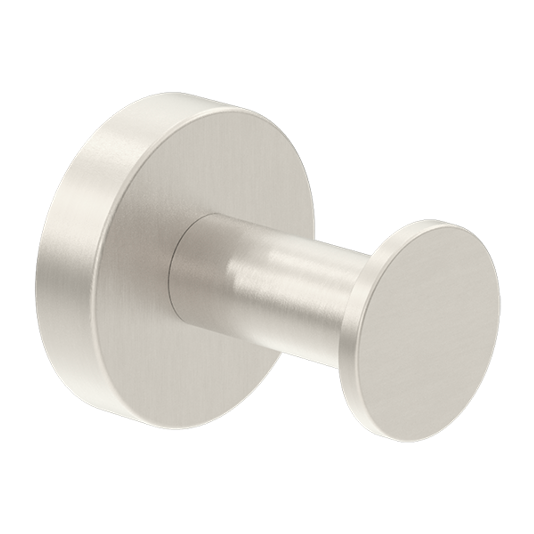 Nobel Robe Hook Nero Classic Robe Hook Brushed Nickel