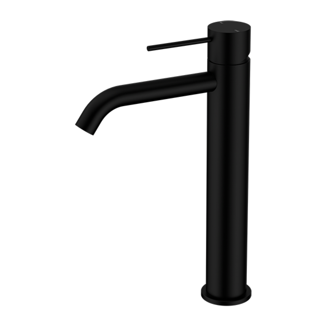 Nero Mecca Tall Basin Mixer - Matt Black