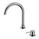 Nero Mecca Hob Basin Mixer Round Spout Chrome