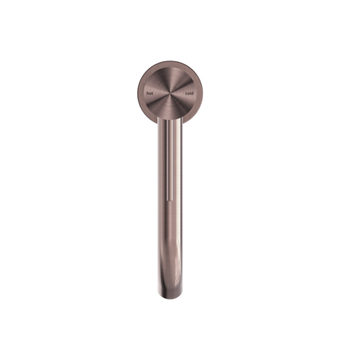 Nero Mecca Mid Tall Basin Mixer Brushed Bronze Nr221901Ebz