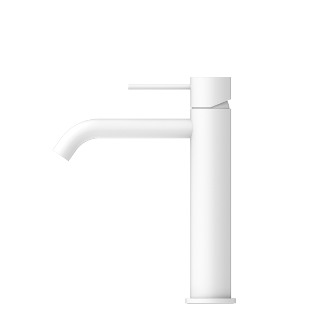 Nero Mecca Mid Tall Basin Mixer - Matt White
