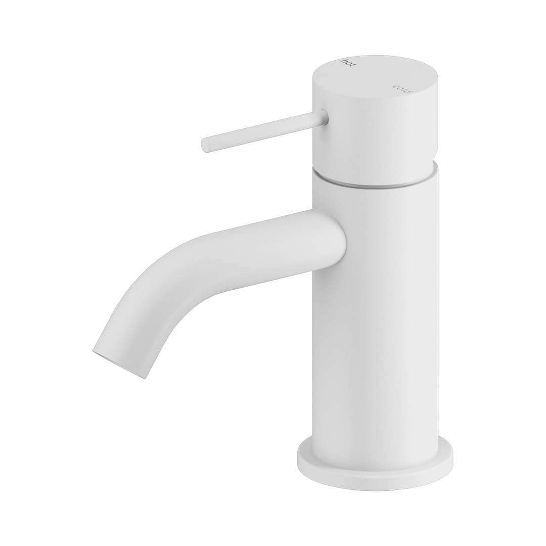 Nero Mecca Mini Basin Mixer Matte White