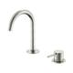 Nero Mecca Hob Baisn Mixer Set Arc Spout Brushed Nickel