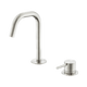 Nero Mecca Hob Baisn Mixer Set Edge Spout Brushed Nickel