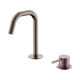Nero Mecca Hob Baisn Mixer Set Edge Spout Brushed Bronze