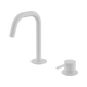Nero Mecca Hob Baisn Mixer Set Edge Spout Matte White