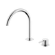 Nero Mecca Hob Bath/Kitchen Mixer Set Arc Spout Chrome