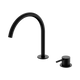 Nero Mecca Hob Bath/Kitchen Mixer Set Arc Spout Matte Black